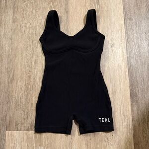 Active by Teal Black Bodysuit